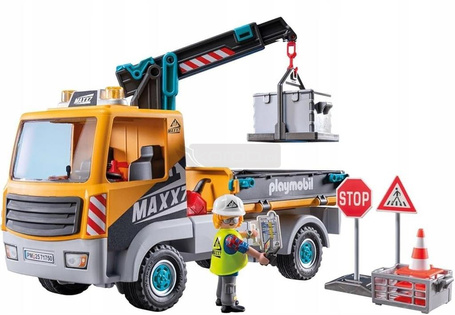PLAYMOBIL ACTION HEROES 71750 Samochód ciężarowy zabawka dla dzieci +4 lata