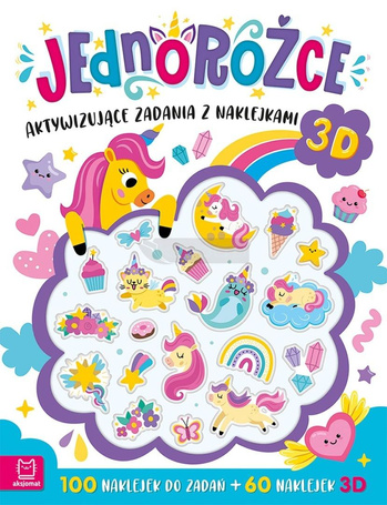 Aktywizujące zadania z naklejkami. Jednorożce