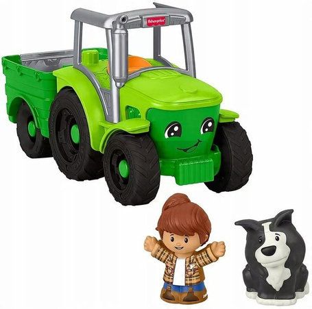 FISHER PRICE LITTLE PEOPLE MUZYCZNY TRAKTOR interaktywna zabawka dla dzieci JGX12