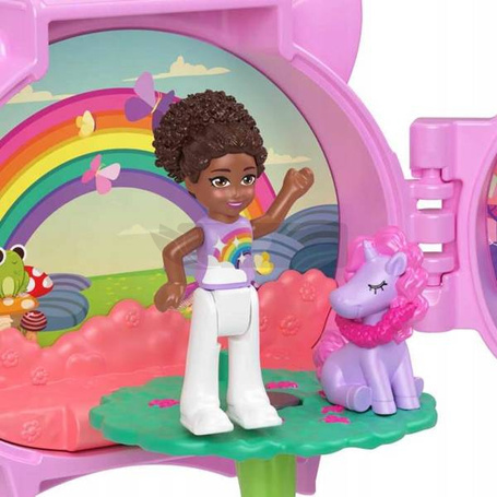 LALKA POLLY POCKET JEDNOROŻEC + LALECZKA HHW31