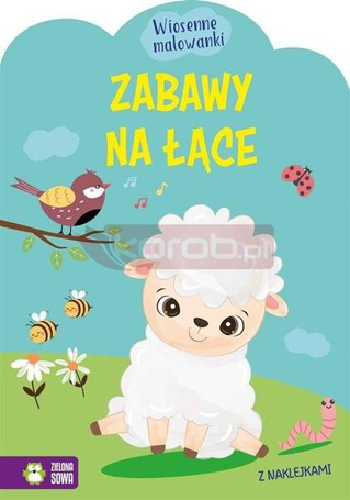 Wiosenne malowanki. Zabawy na łące