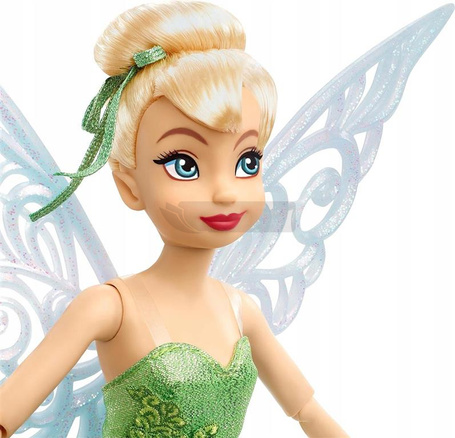 DISNEY LALKA TINKER BELL Dzwoneczek, lalka kolekcjonerska 100-lat Disneya HLX67