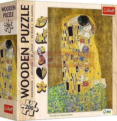 Puzzle drewniane 200 Pocałunek Gustav Klimt TREFL