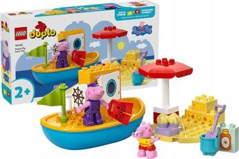 LEGO DUPLO ŚWINKA PEPPA 10432 PEPPA I REJS ŁODZIĄ zestaw klocków dla dzieci