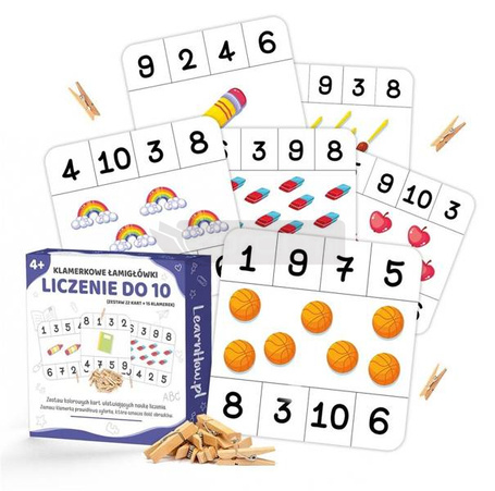 Klamerkowe zadania - Liczenie do 10