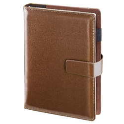 Kalendarz 2026 A5 wymienny wkład dzienny brązowy