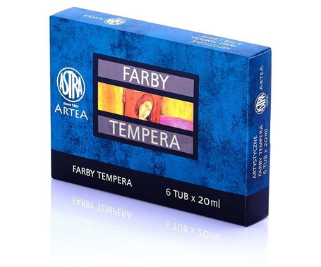 Farby Tempra 6 kolorów