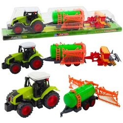 Traktor farmerski cysterna + zagrabiarka
