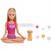 LALKA BARBIE MADE TO MOVE RUCHOMA Medytacja, lalka interaktywna z pieskiem JJN55
