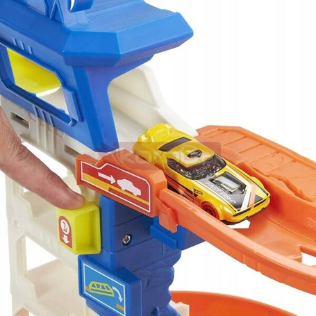 HOT WHEELS ZESTAW MIEJSKI PORT ATAK REKINA + autko zestaw do zabawy HDP06