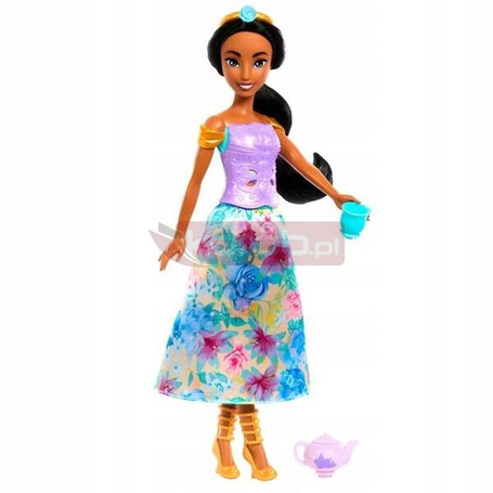LALKA KSIĘŻNICZKA DISNEY JASMINA Disney Princess Spin & Reveal HXC23
