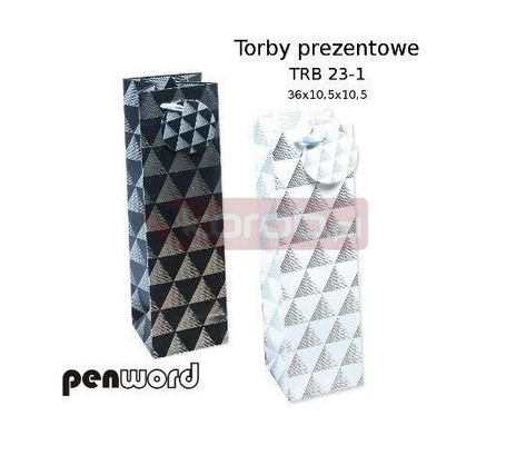 Torebka prezentowa 36x10,5x10,5cm MIX
