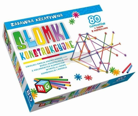 Słomki konstrukcyjne 80 elementów