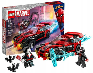 LEGO MARVEL 76244 MILES MORALES KONTRA MORBIUS zestaw klocków dla dzieci +7