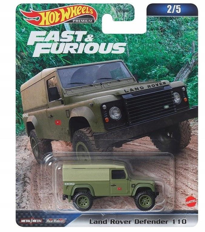 HOT WHEELS PREMIUM FAST & FURIOUS 2/5 Land Rover Defender 110 HKD26