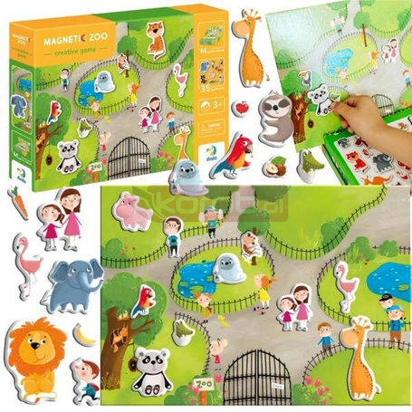 Gra magnetyczna zoo