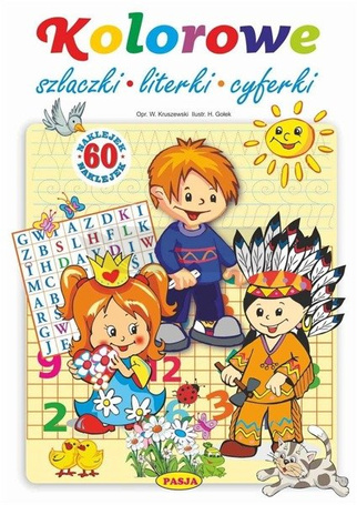 Kolorowe szlaczki, literki, cyferki