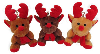 Łoś Renifer świąteczny 15cm MIX