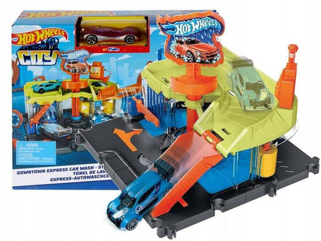 Hot Wheels zestaw Rajdowa myjnia + autko HDR27