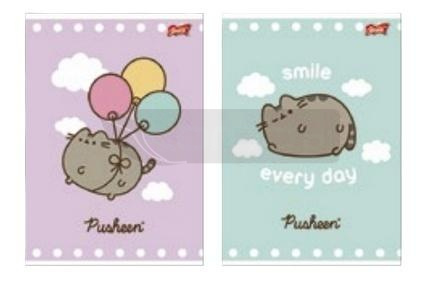 Zeszyt A4/32K kratka laminowany Pusheen (15szt)