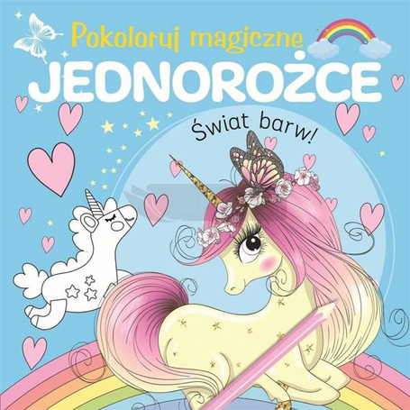 Pokoloruj magiczne jednorożce