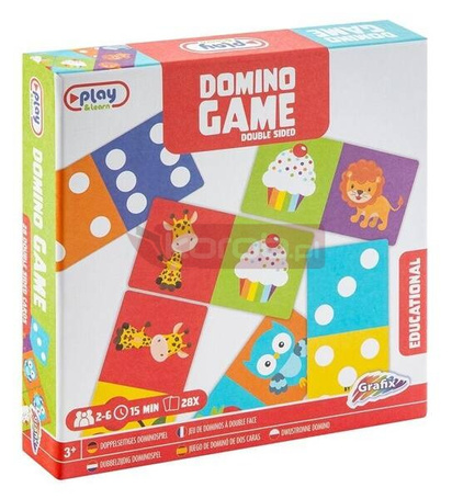 Gra Domino dwustronna 28 kart