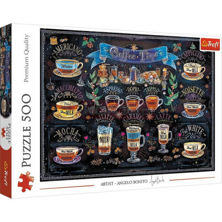 Puzzle 500 elementów Czas na kawę 