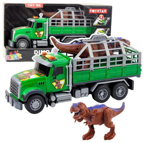 Ciężarówka do transportu dinozaurów z figurką