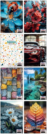 Kalendarz 2026 biurkowy A5 MIX