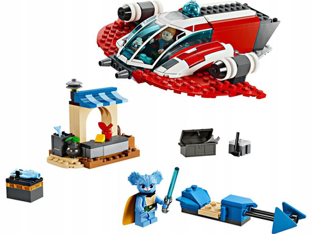 LEGO STAR WARS 75384 KARMAZYNOWY JASTRZĄB zestaw klocków dla dzieci +4