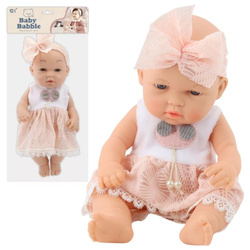 Lalka bobas 30cm w różowej sukience
