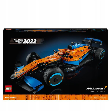 LEGO TECHNIC 42141 Samochód wyścigowy McLaren Formuła 1 zestaw klocków