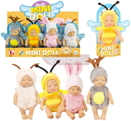 Lalka w stroju zwierzątka MIX