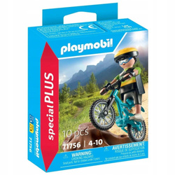 PLAYMOBIL 71756 Rowerzysta górski, zestaw dla dzieci +4 lata
