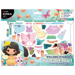 Wyklejanka po numerach jednorożec KIDEA