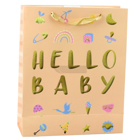Torba prezentowa Hello Baby 32x26x10cm