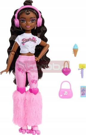 LALKA BARBIE DREAM BESTIES Lalka modowa Brooklyn na wrotkach JFX97