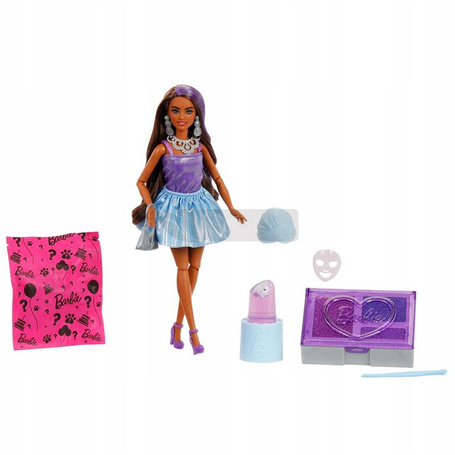LALKA BARBIE PARTY UNBOXED Stylowe przygotowania, zestaw dla dzieci +3 lata JFY66