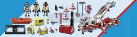PLAYMOBIL City Action 70935 Wóz strażacki US Tower Ladder