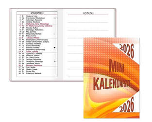 Kalendarz 2026 kieszonkowy mini MIX