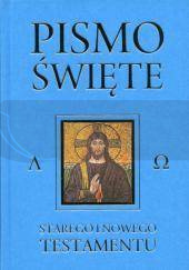 Pismo Święte Starego i Nowego Testamentu niebieski