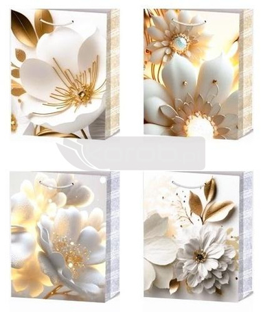 Torebka prezentowa S Kwiaty mix