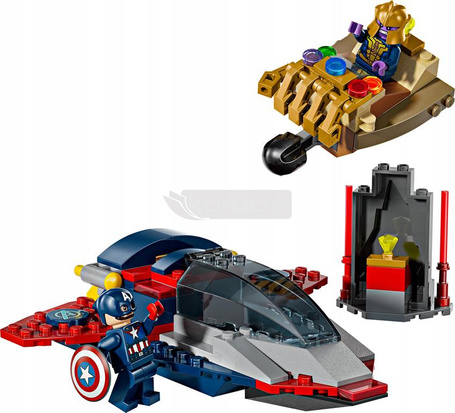 KLOCKI LEGO MARVEL 76319 KAPITAN AMERYKA KONTRA THANOS