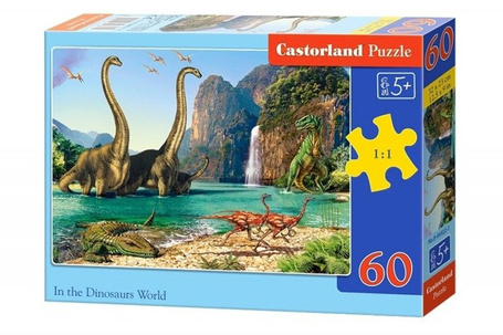 60 ELEMENTÓW W świecie dinozaurów