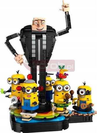 LEGO MINIONKI DESPICABLE ME 75582 GRU I MINIONKI Z KLOCKÓW zestaw klocków