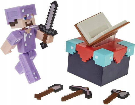 Minecraft zestaw Magiczny pokój i figurka Steve GYB62