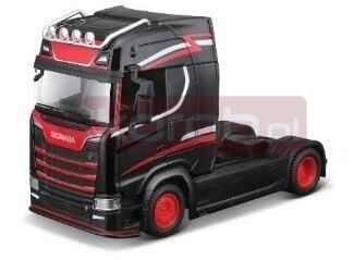 Str. Fire Haulers Custom Scania 770S Black BBURAGO