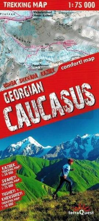 Trekking map Georgian Caucasus 1:75 000
