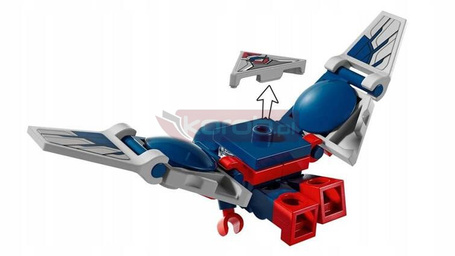 LEGO MARVEL 76292 KAPITAN AMERYKA KONTRA CZERWONY HULK zestaw klocków