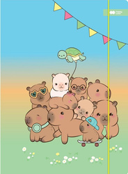 Teczka z gumką A4+ Kapibara HAPPY COLOR